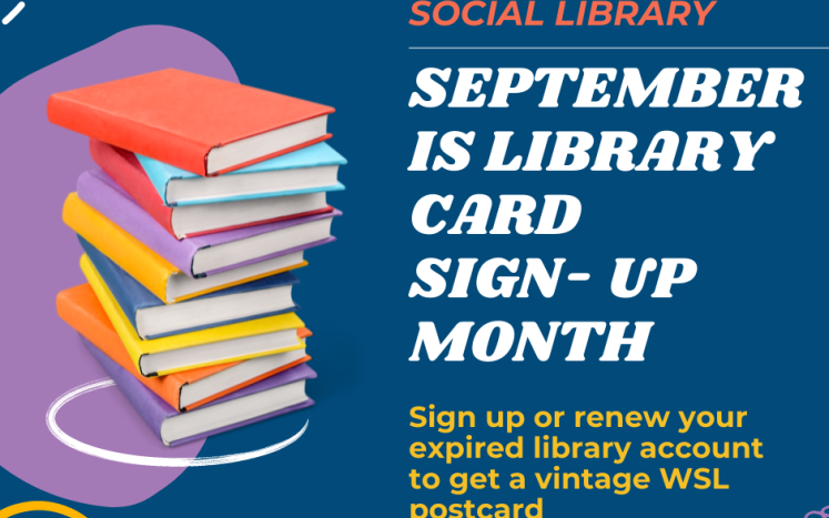 Library card sign-up month